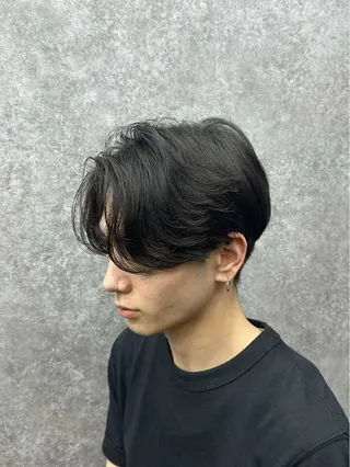 パーマ メンズ センターパート特化 🌹RIO🌹のヘアスタイル