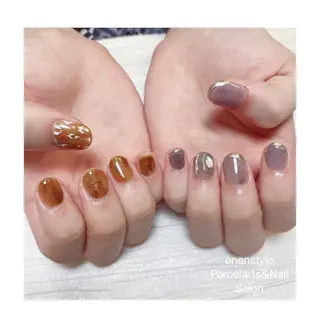 ショート ネイル 🐾enen style 🐾のネイルデザイン