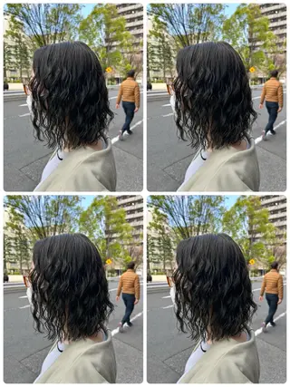 ミディアム 髪質改善/艶カラー ⚡️コメス/錦糸町のヘアスタイル