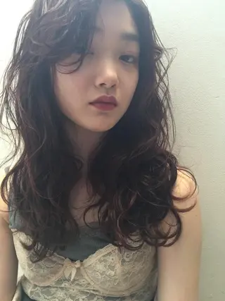 ロング パーマ フレンチボブパーマ Yuukiのヘアスタイル