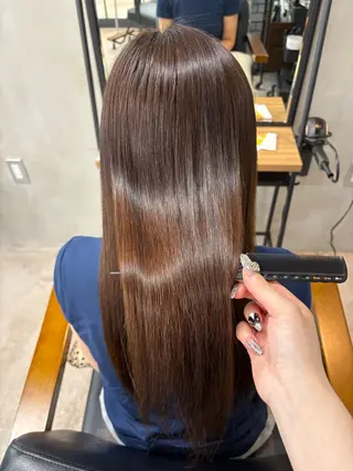 ロング 長代 結日香のヘアスタイル