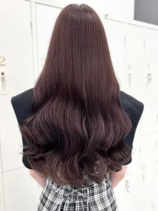 ロング カラー 盛れる顔周り🤍渋谷 Risa🎀のヘアスタイル