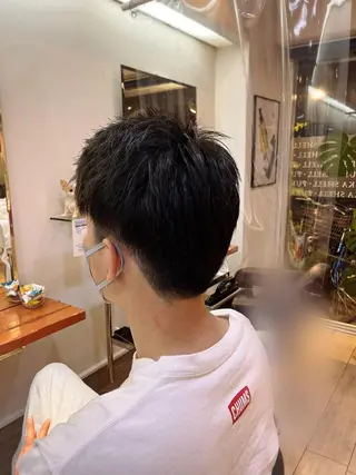 ショート メンズ 田中 夏音のヘアスタイル