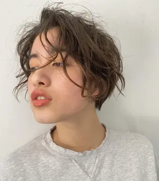 ショート カラー パーマ ヘアアレンジ メンズ キッズ ネイル マツエク・マツパ アイブロウ 🧼柴田 健太郎🧼のヘアスタイル