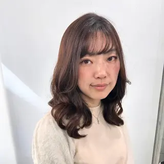 セミロング カラー ❇️安達 優心❇️ レイヤー/艶髪特化のヘアスタイル