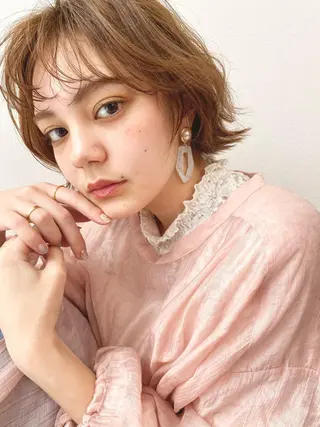 ショート 川尻 詩織のヘアスタイル