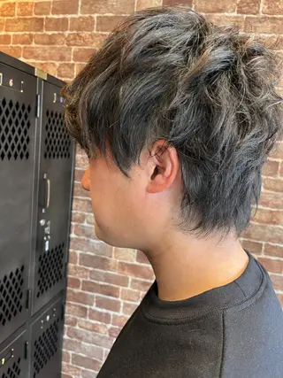 ショート カラー パーマ ヘアアレンジ メンズ キッズ ネイル 久木原 ゆりのヘアスタイル