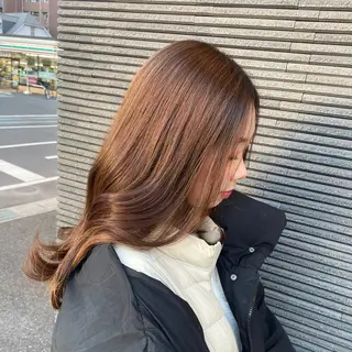 セミロング カラー 《女性人気No.1》 🎀‎Ｎａｎａｋａのヘアスタイル