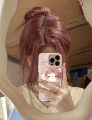 ロング カラー NENE/艶カラー ×韓国アイドルのヘアスタイル