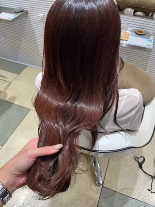 カラー 淡色┊︎ナチュラル 🧁奈那美🧁*.゜のヘアスタイル