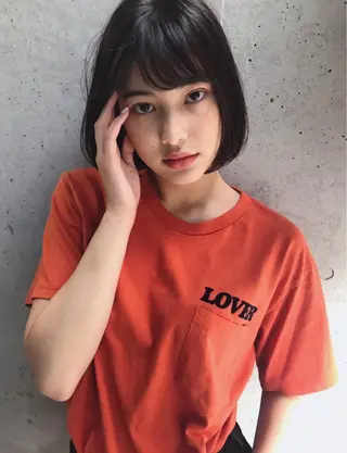 ショート 透明感カラー🌿ボブ ✨飛田 ケイのヘアスタイル