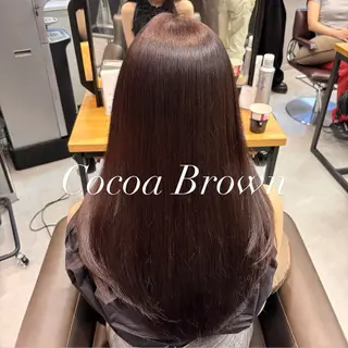ロング カラー 艶カラー✨️髪質改善 🪽縮毛矯正mamiのヘアスタイル