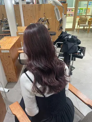 ロング カラー ENN藤本 大輝艶感カラーのヘアスタイル