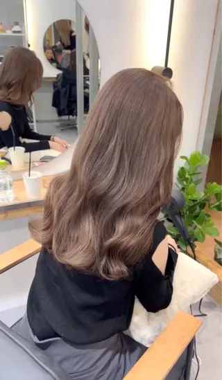 ロング 冨田 悠稀/ 髪質改善縮毛&カラーのヘアスタイル