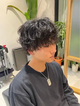 パーマ メンズ 守屋裕太/カット /パーマ/カラーのヘアスタイル