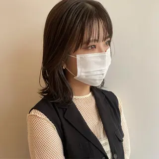 ミディアム カラー 栄/平日限定✨ REIRIのヘアスタイル