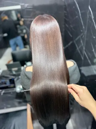 ロング JIN|朝楽になる 乾かしただけで極艶髪のヘアスタイル