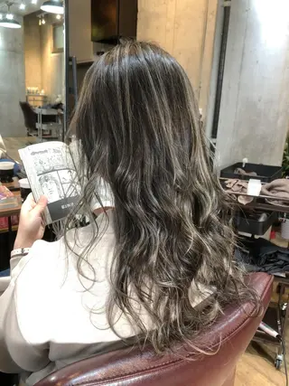 ロング カラー 増山 大起のヘアスタイル