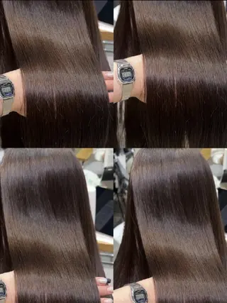ロング 柏Wcolor/UC HIBORINAMIのヘアスタイル