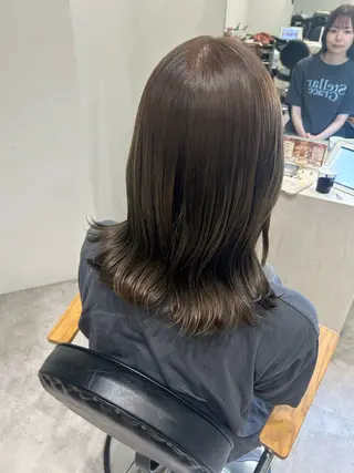 ミディアム カラー ヘアアレンジ ボブ /ニュアンス/ satomi🧸💖のヘアスタイル