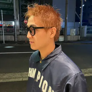 カラー メンズ 安藤 琢真のヘアスタイル