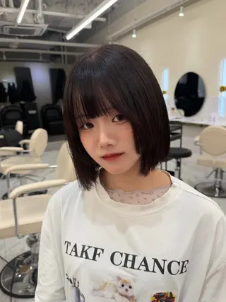 aku🩷韓国風🩷 暖色カラー🎀のヘアスタイル