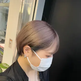 ショート カラー 優真/難波で 1番パーマが上手いのヘアスタイル