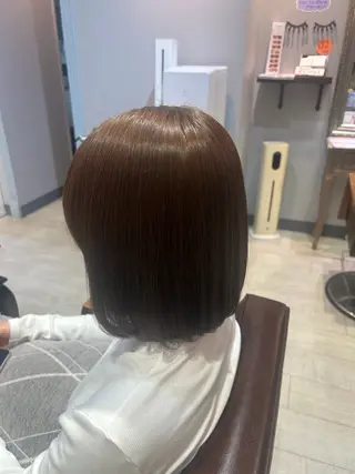 カラー 透明感カラー yuzuna♩のヘアスタイル