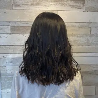 セミロング 透明感カラー/レイヤ ー/ MARIEのヘアスタイル