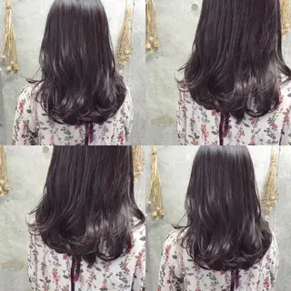 セミロング カラー ヘアアレンジ Satsuki ✂︎♡のヘアスタイル