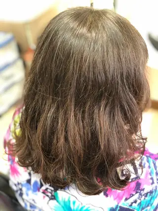 ミディアム カラー 石塚 浩のヘアスタイル