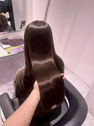 カラー ロング 髪質改善×艶髪カラー 🫧銀座のヘアスタイル