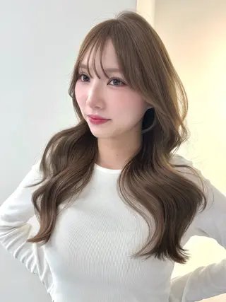 ロング ‎🤍髪質改善‎🤍 レイヤーカット‎🤍のヘアスタイル