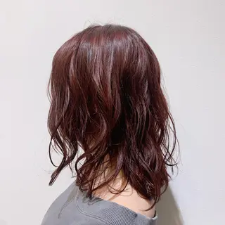 ミディアム 土佐 優奈のヘアスタイル