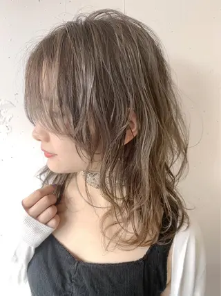 ミディアム パーマ タカハシ ショウタのヘアスタイル