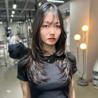 ロング 韓国レイヤー🇰🇷 艶髪💎renのヘアスタイル