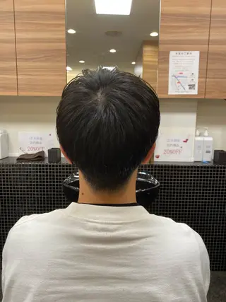ショート メンズ メンズパーマモデル 大募集中のヘアスタイル