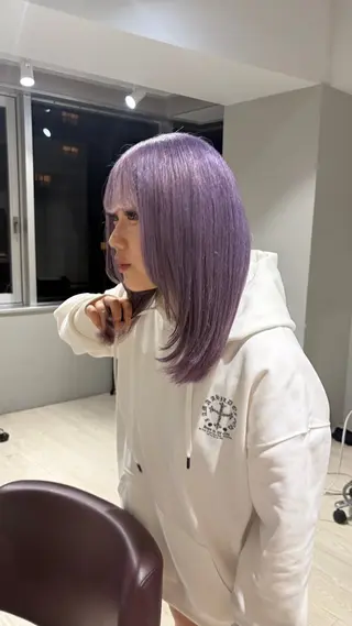 ミディアム 光岡 玲遠のヘアスタイル