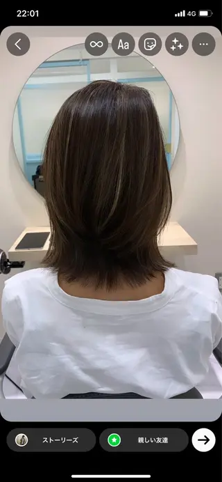 ミディアム 丹野 圭太のヘアスタイル