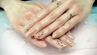ネイル PINK PEONY AMIのネイルデザイン