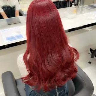 カラー girlな暖色ヘア 🪽🫧ハルナ🎀のヘアスタイル