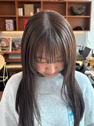 ロング 柳坪 まなのヘアスタイル