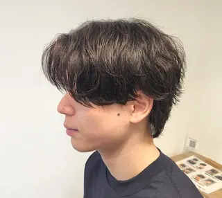 ミディアム パーマ メンズ 【イケメン風パーマ】 SHOFYのヘアスタイル
