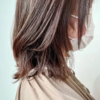 カラー ミディアム 髪質改善/ブリーチ 田代 龍我のヘアスタイル