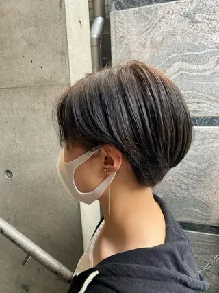 ショート レディースモデル カット/中川翔太のヘアスタイル