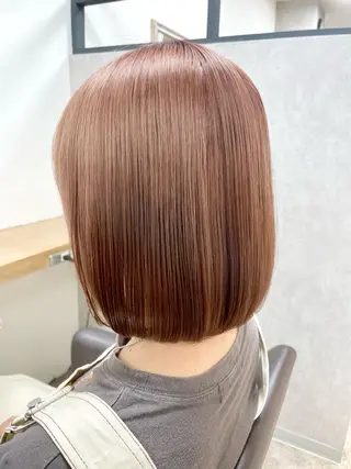 ミディアム カラー 髪質改善×METEO 店長 貞松直也のヘアスタイル
