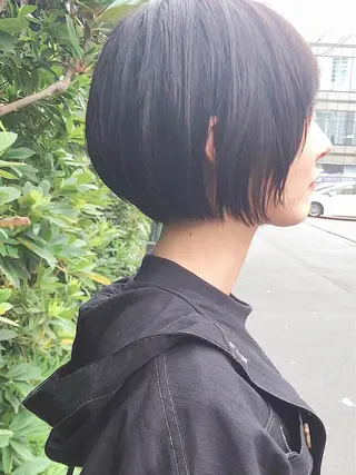 ショート カラー すきバサミを使わない カット✂️✨郡司泰之のヘアスタイル