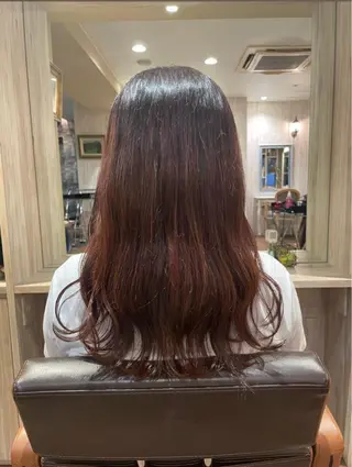 ロング カラー ヘアアレンジ 櫻井 音和のヘアスタイル