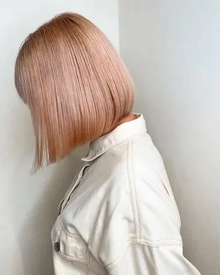 ショート ミウ☆ ブリーチダブルカラーのヘアスタイル