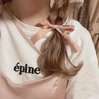 ガーリー🎀透明感 /似合わせ/ヘアアレのヘアスタイル